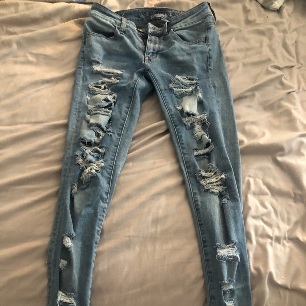 American Eagle Ripped Jeggings